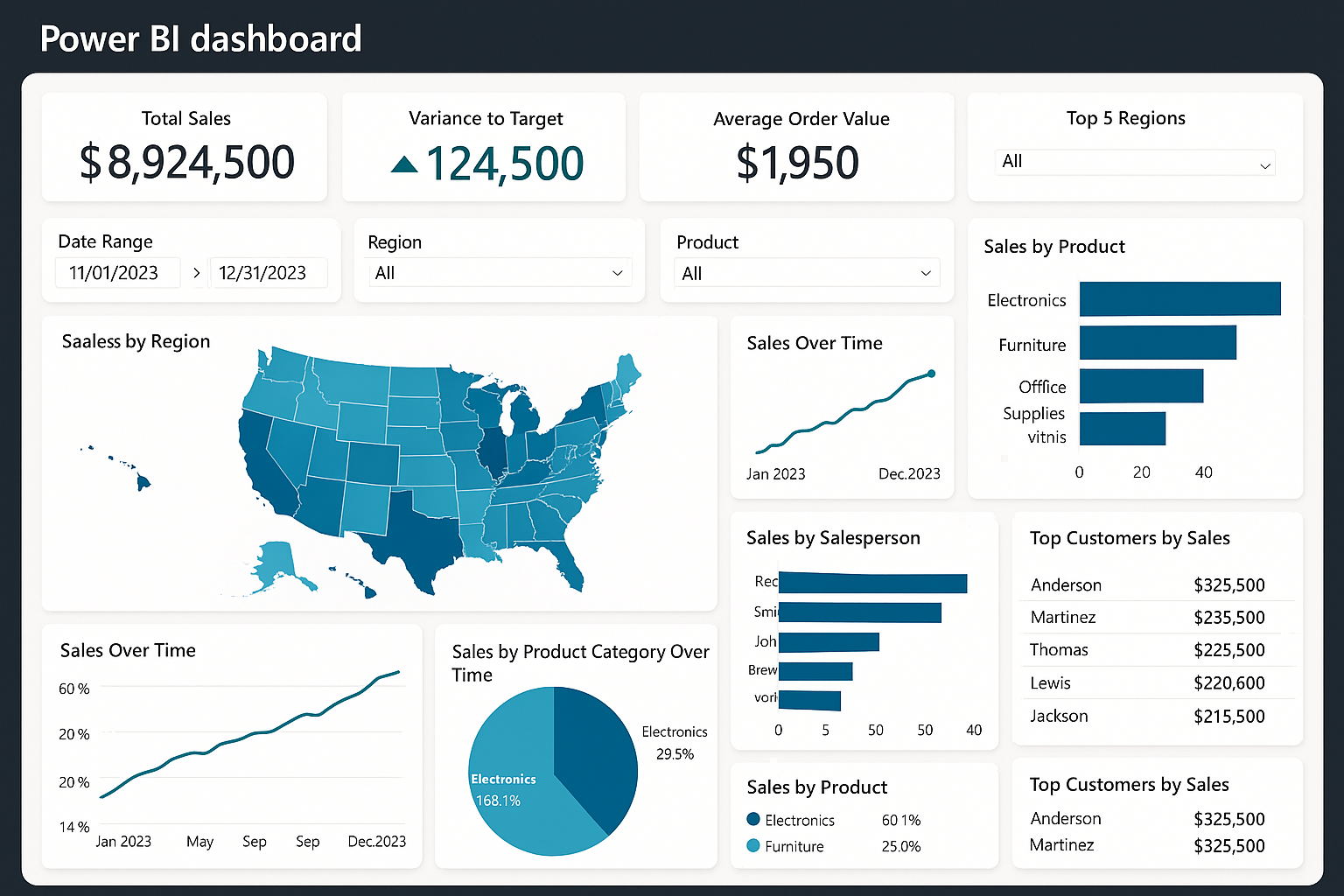 Dashboard Executivo - Power BI